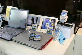 2005中国国际通信设备技术展 1号馆微软展台的通讯设备掠影